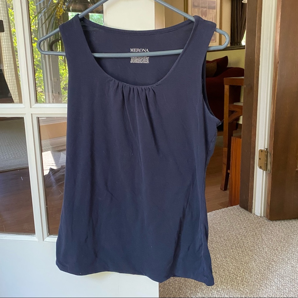 Merona blue tank top